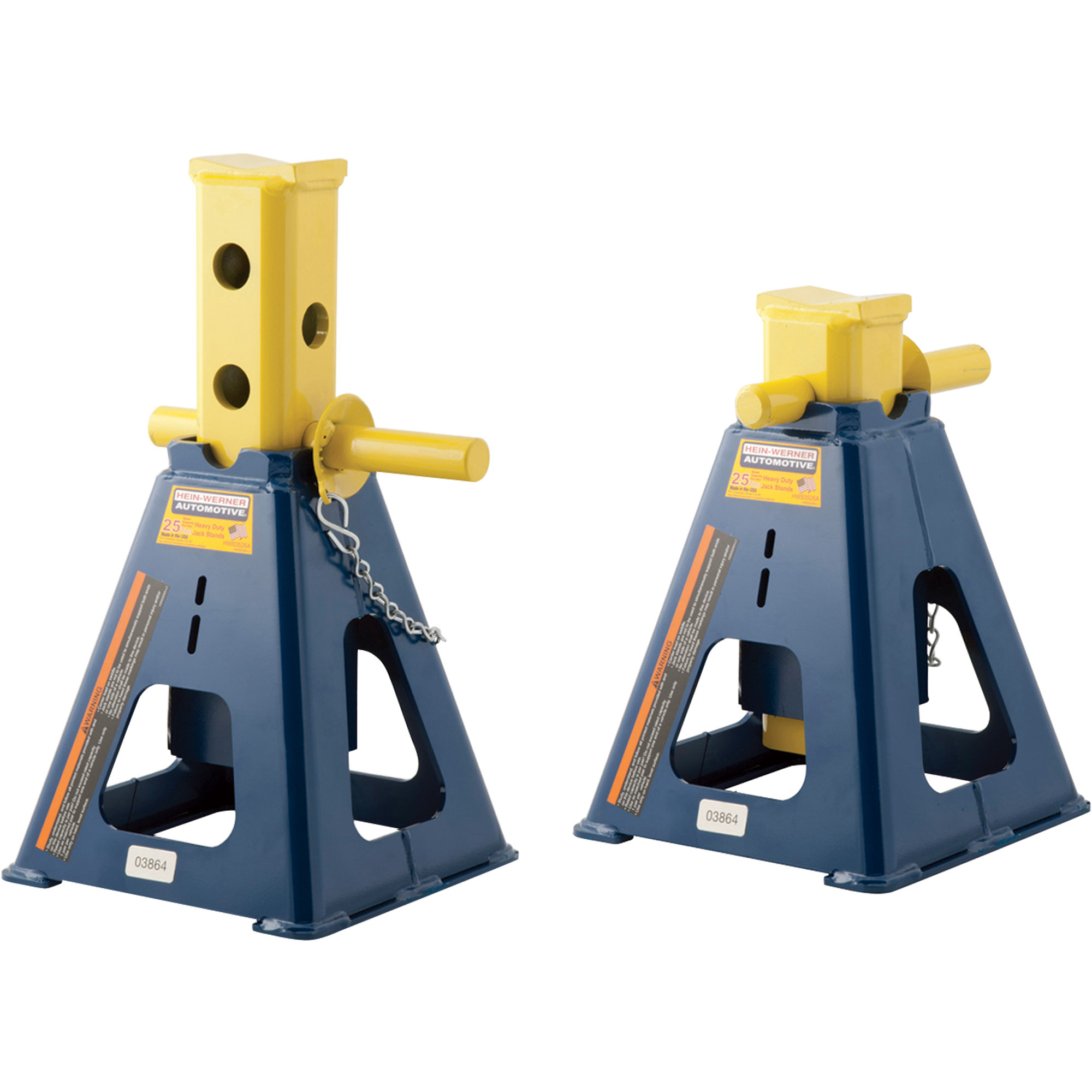 Hein-Werner Automotive 25-Ton Jack Stands, Pair, Model# HW93526